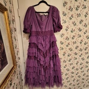 JessaKae Thumbelina Plum Dress